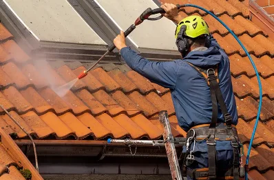 Démoussage et hydrofuge de toiture à Bertricourt